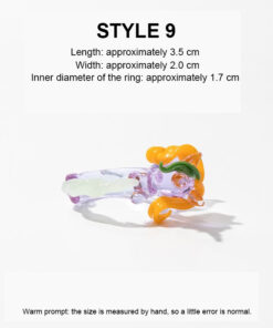 My Little Pony Handmade Glass Ring My Little Pony Liuli Ring Handmade My Little Pony Jewelry